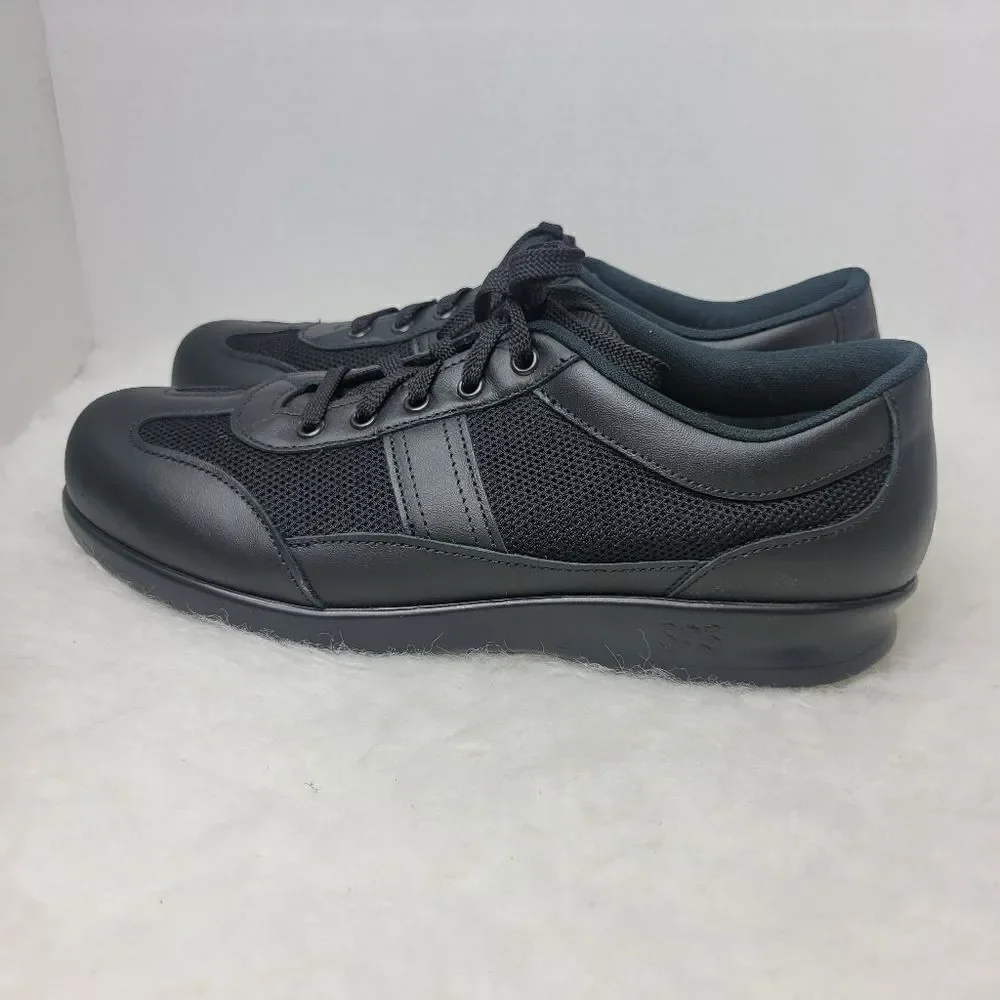 SAS Ft Mesh Black Walking Womens Casual Shoes Size 9.5